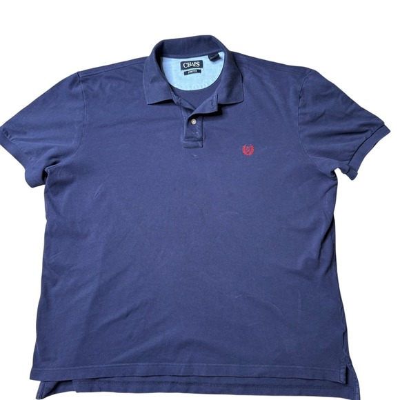 Chaps Stretch Polo Shirt Classic Fit Short Sleeve Casual XL - Picture 1 of 7